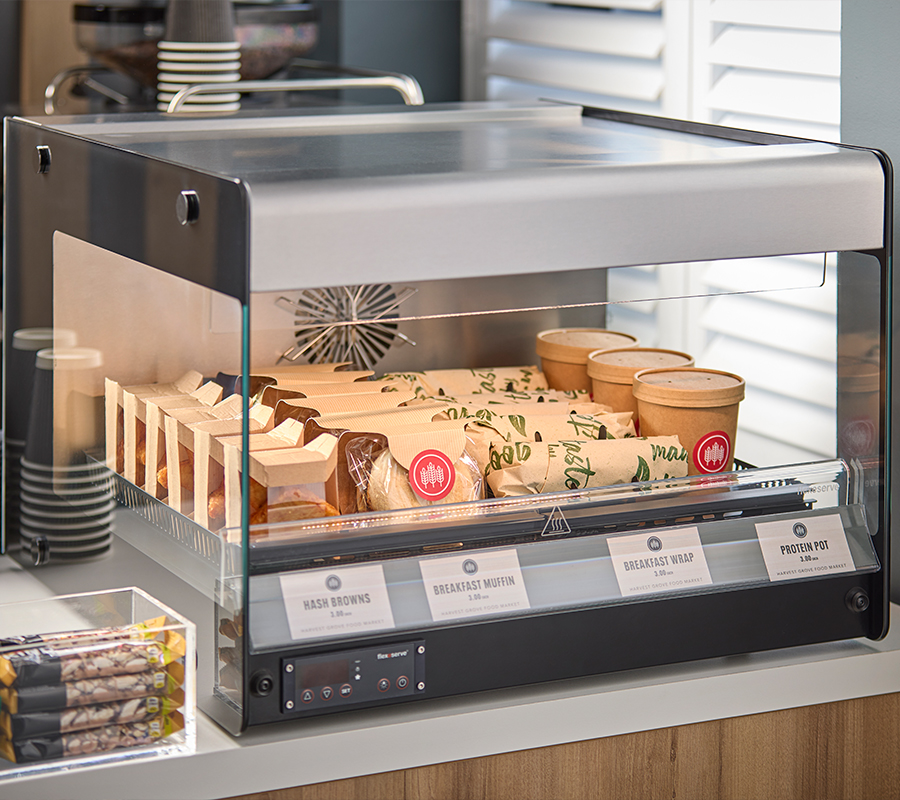 Flexeserve Zone in a cafe